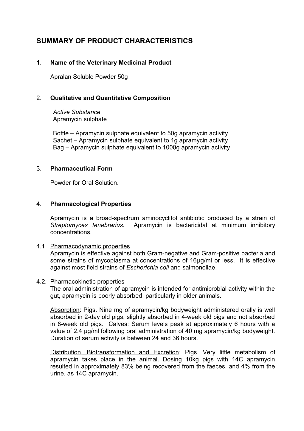 Summary of Product Characteristics s5