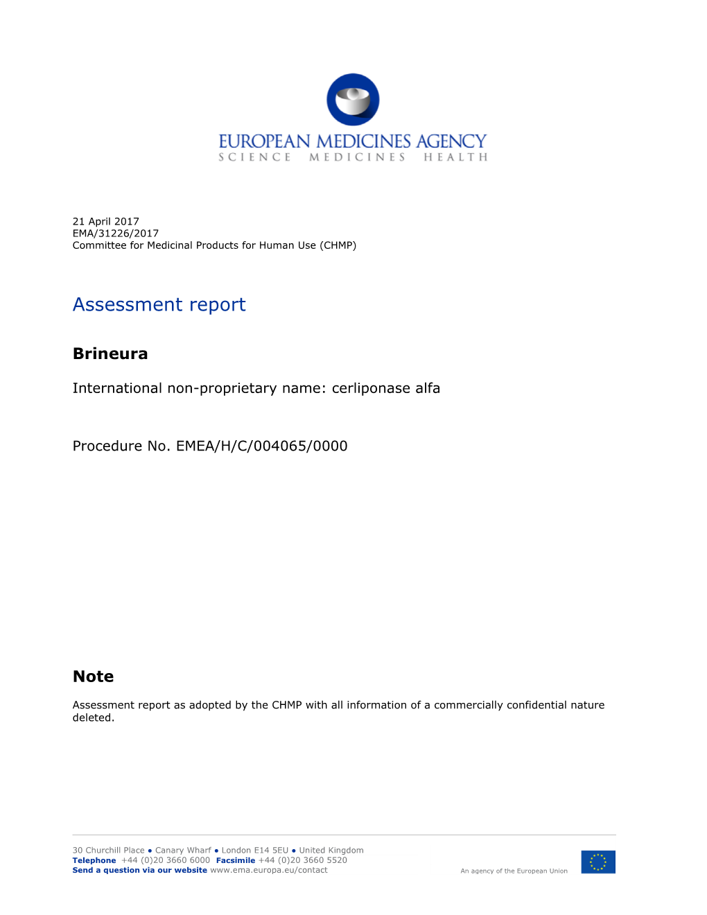 Assessment Report