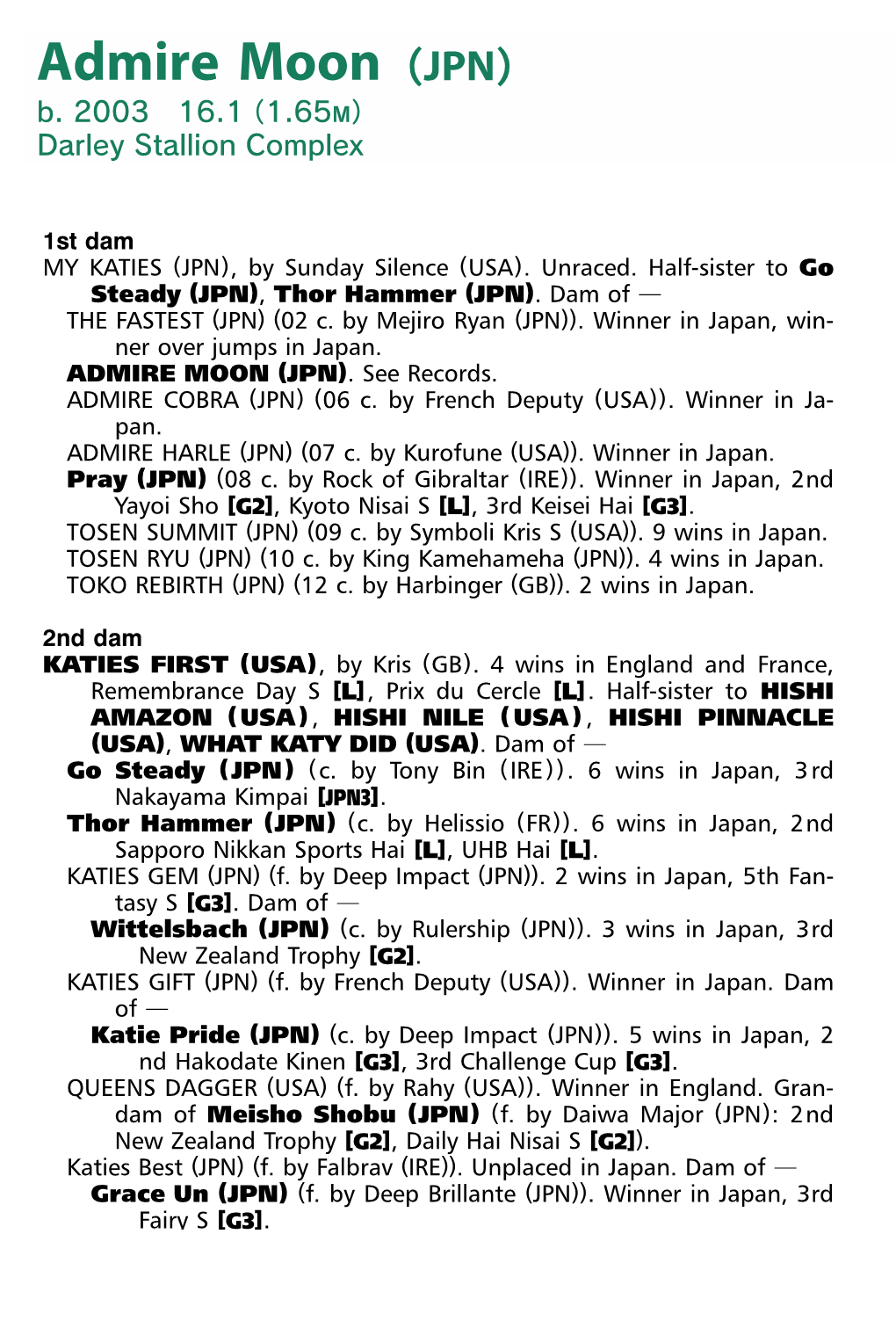 Admire Moon（JPN）