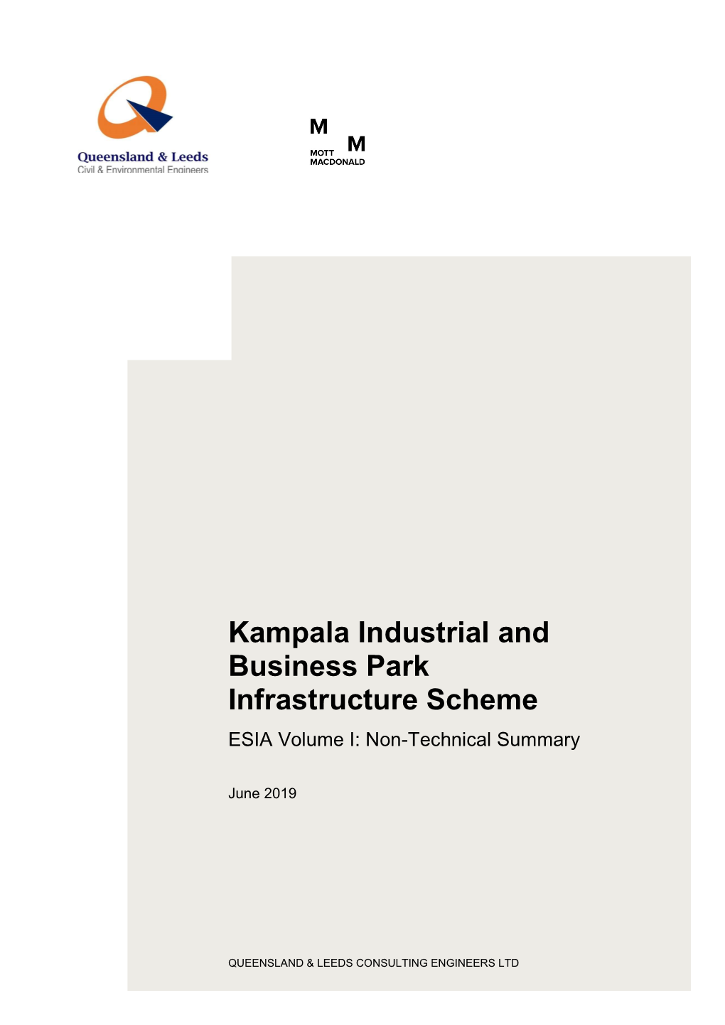 Kampala Industrial and Business Park Infrastructure Scheme