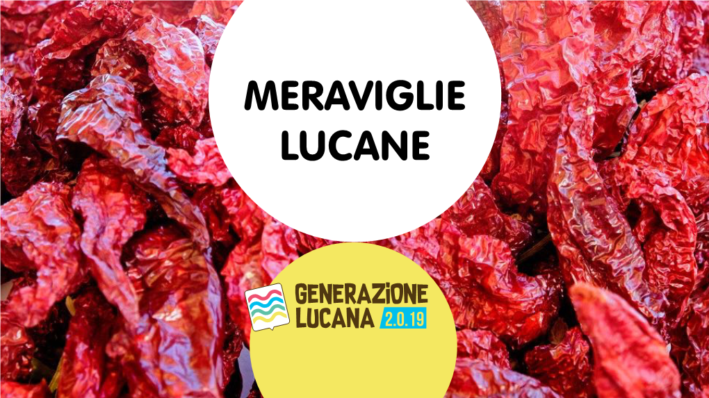 Meraviglie Lucane