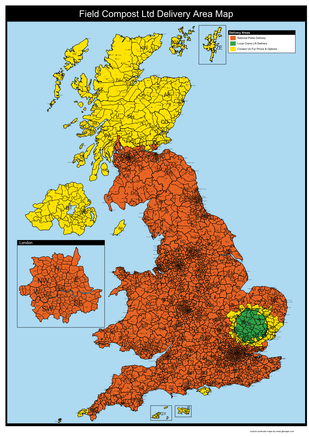 Gbmaps.Com UK Postcode