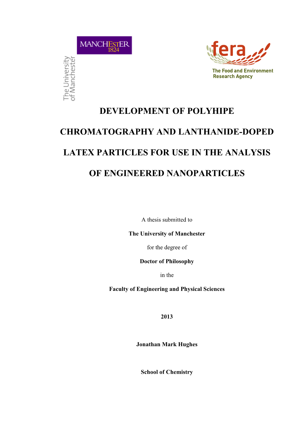 Development of Polyhipe Chromatography And