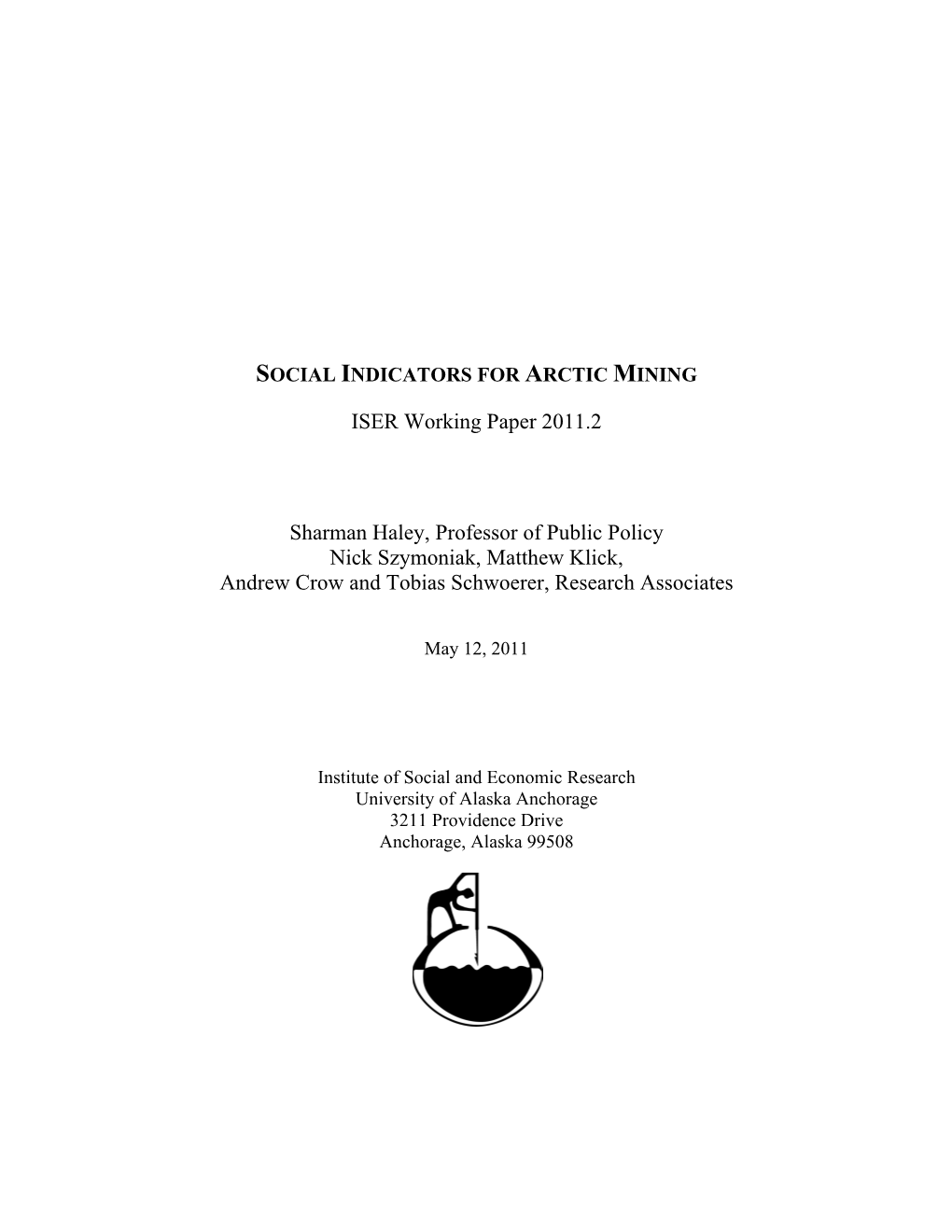 Social Indicators for Arctic Mining