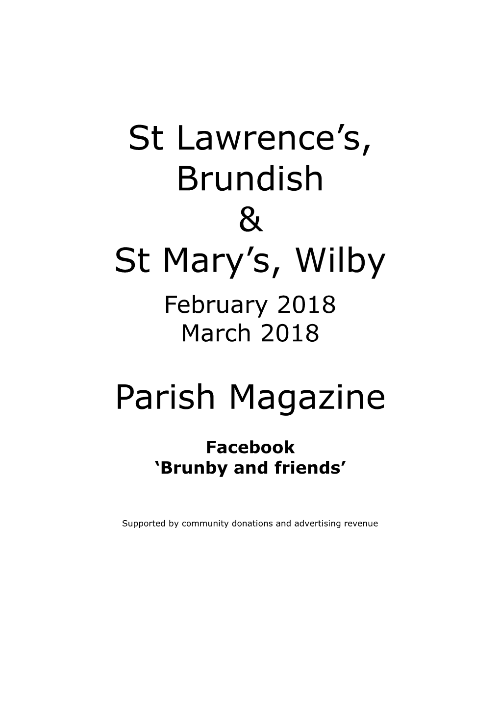 St Lawrence's, Brundish & St Mary's, Wilby Parish