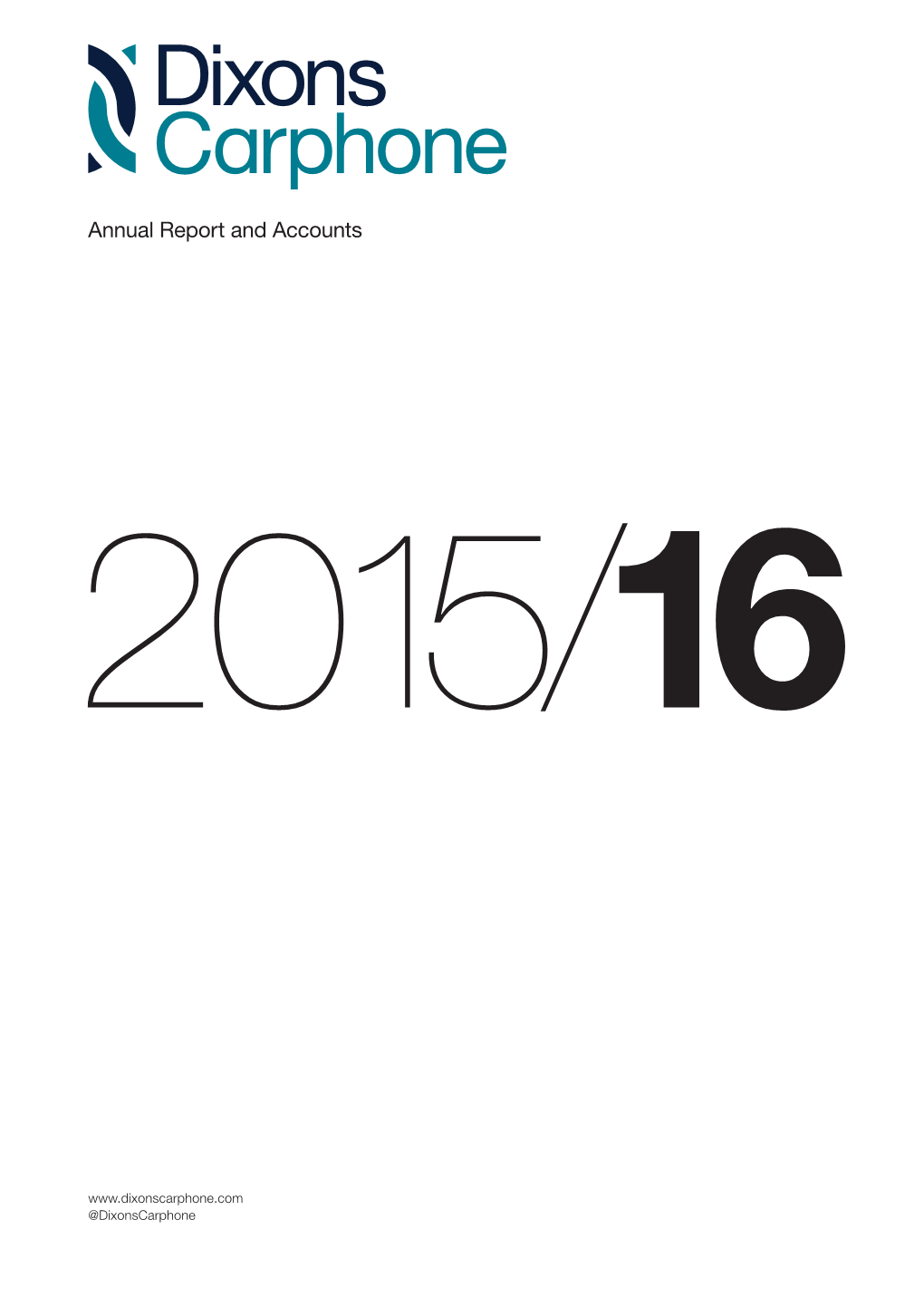 Annual Report and Accounts Annual Report and Accounts and 2015/16 Report Annual 2 015 /16