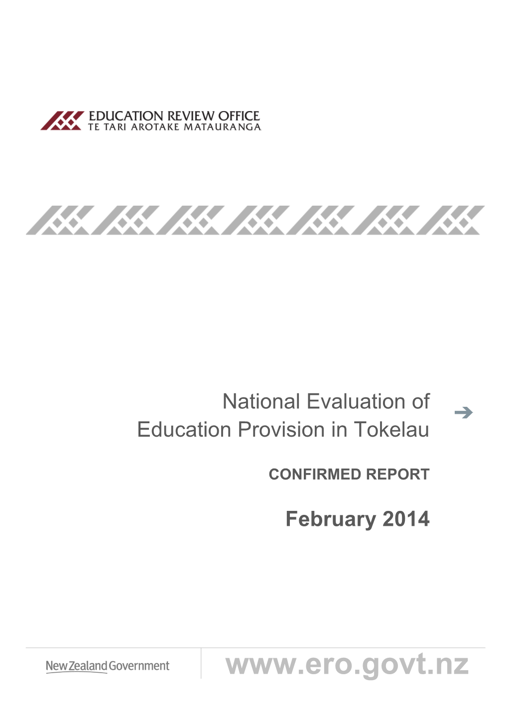 ERO National Evaluation of Education Provision