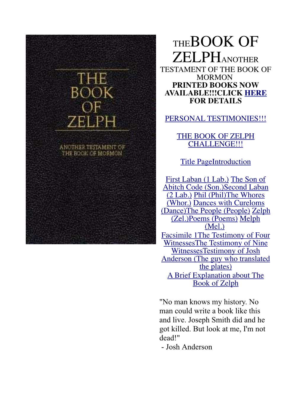 Book of Zelph.Odt