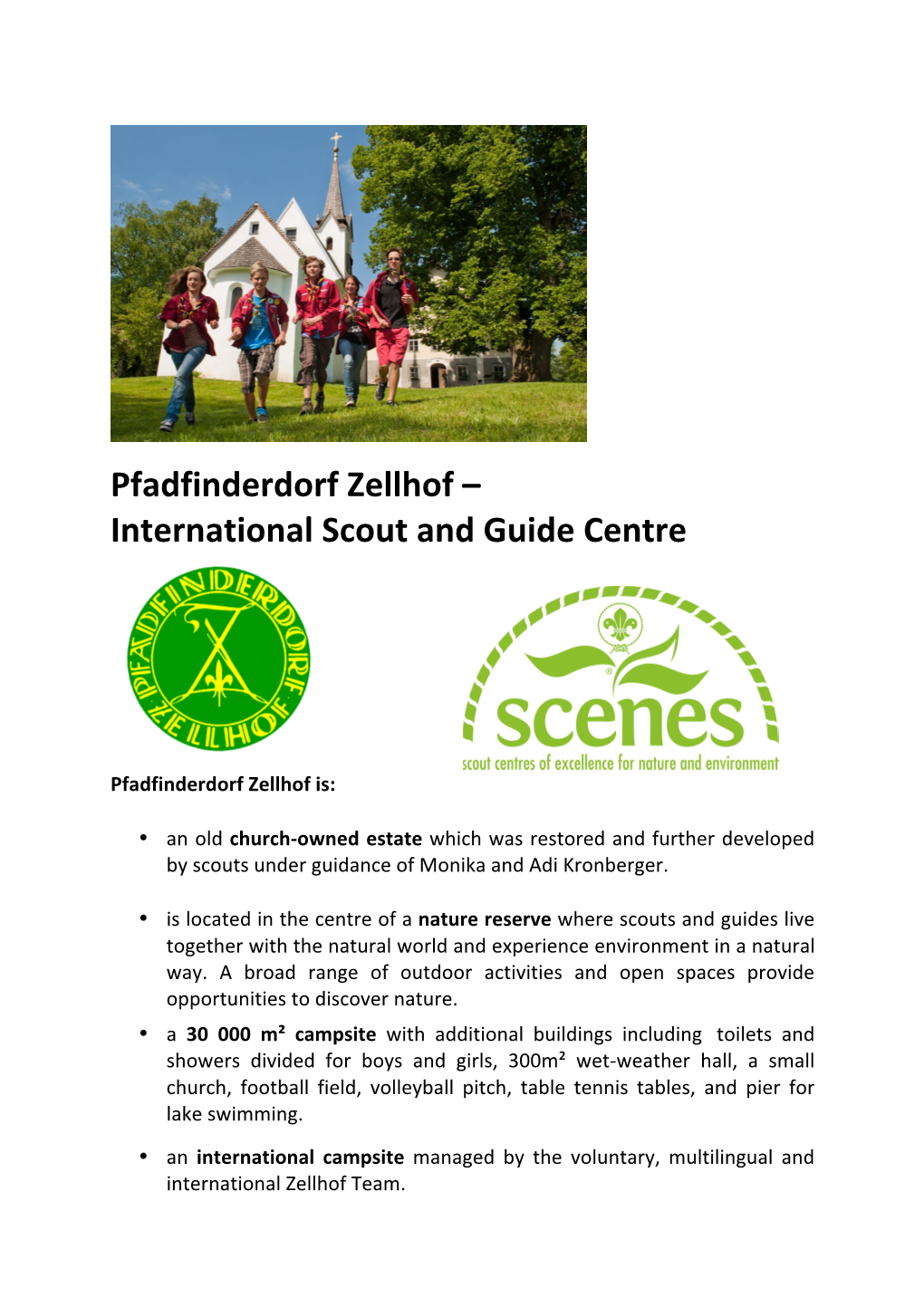 Pfadfinderdorf Zellhof – International Scout and Guide Centre