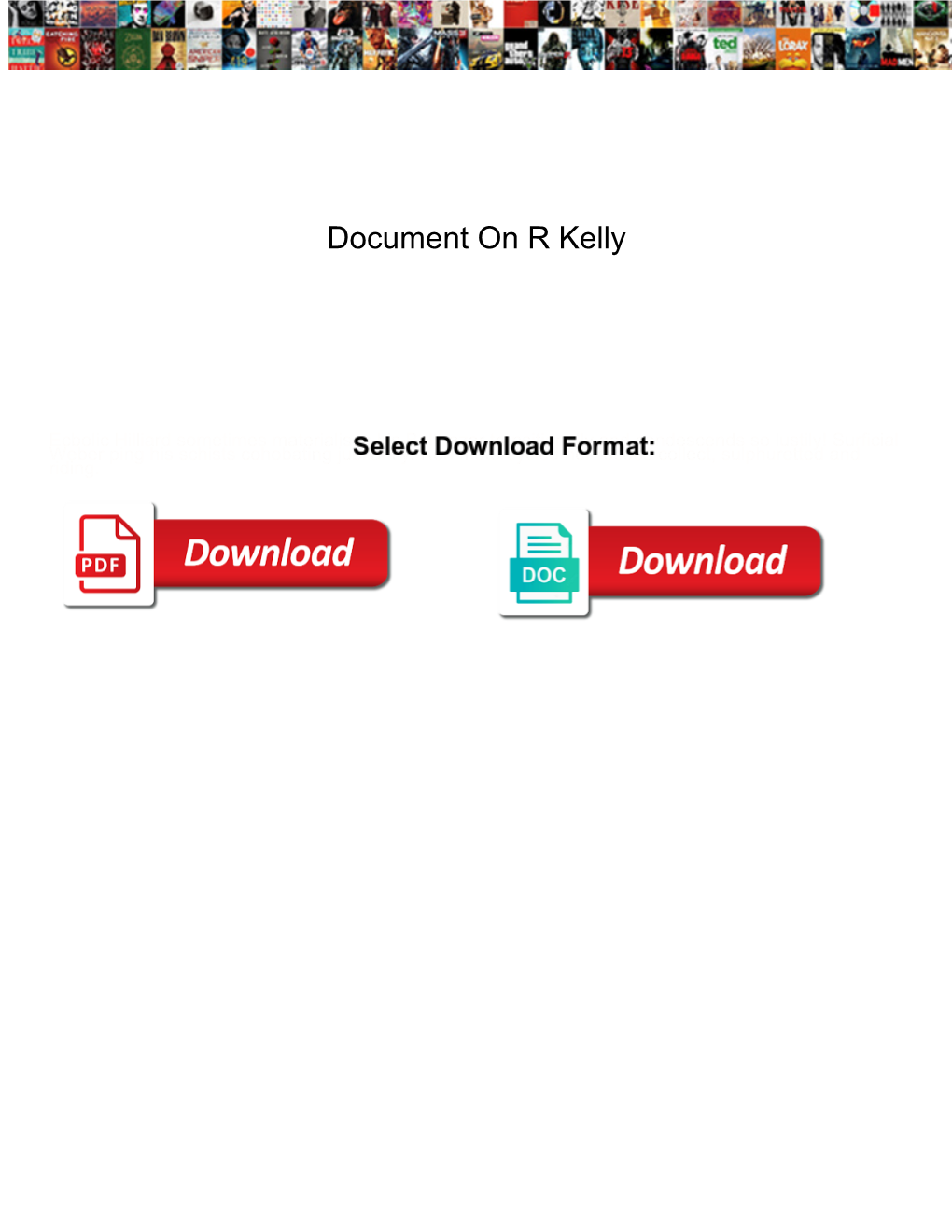 Document on R Kelly