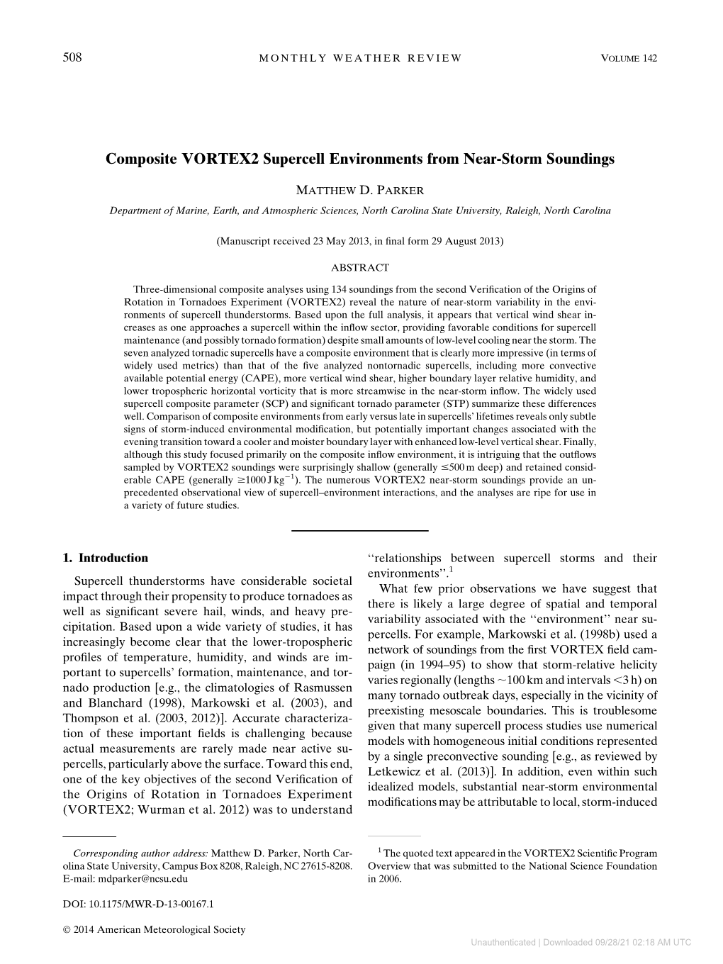 Composite VORTEX2 Supercell Environments from Near-Storm Soundings