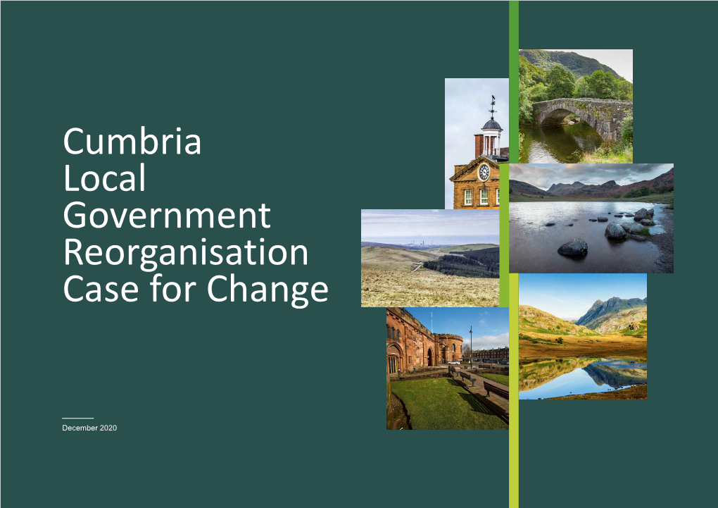 Cumbria Local Government Reorganisation Case for Change
