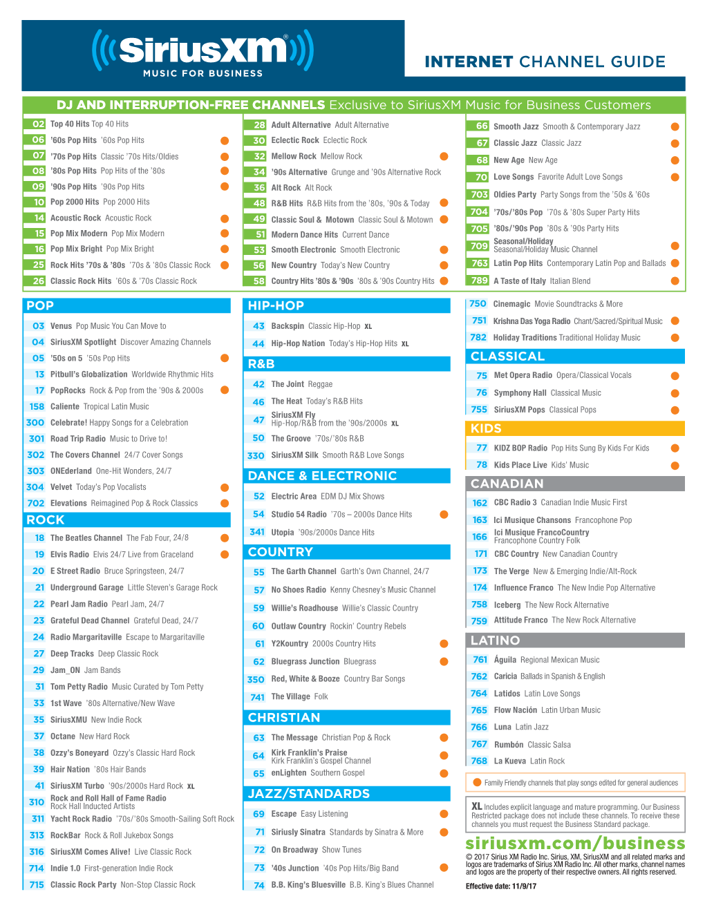 Download Internet Service Channel Lineup