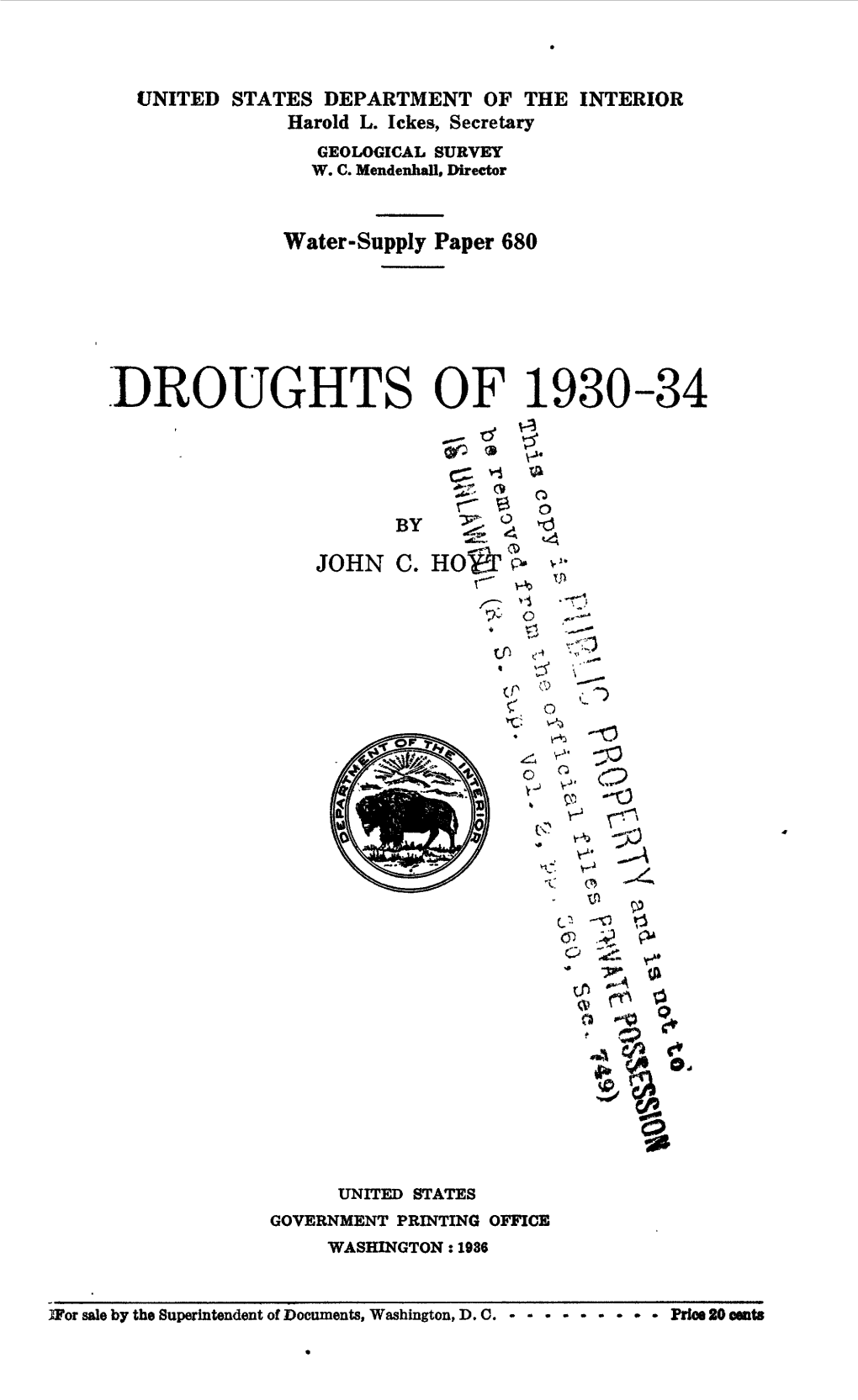 Droughts of 1930-34