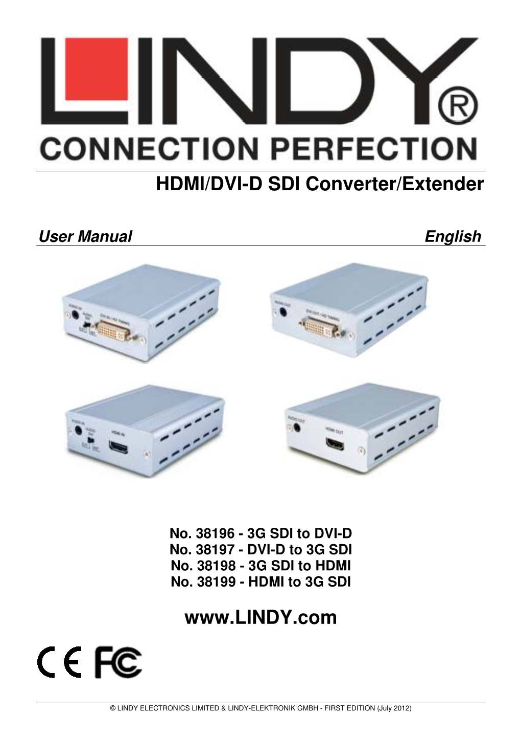 HDMI/DVI-D SDI Converter/Extender