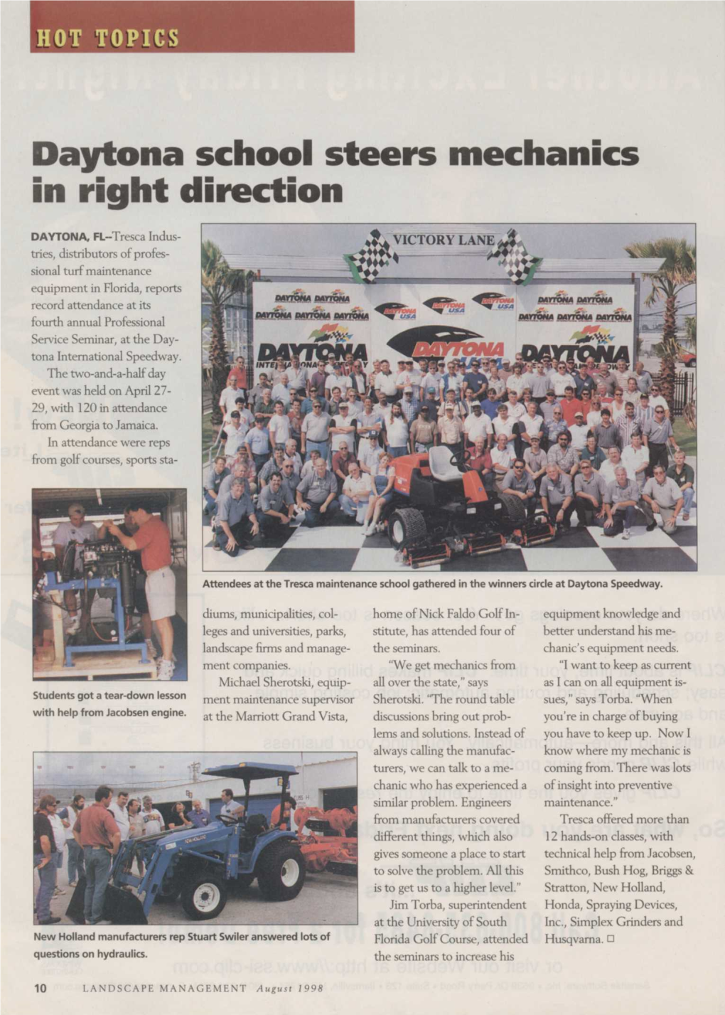 Daytona School Steers Mechanics in Right Direction