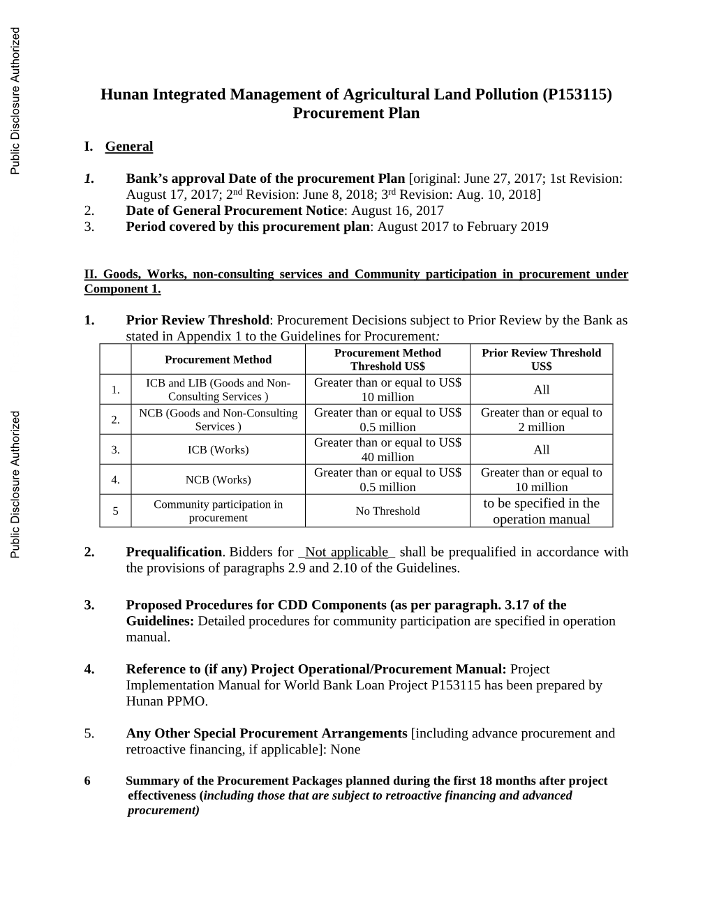 World Bank Document