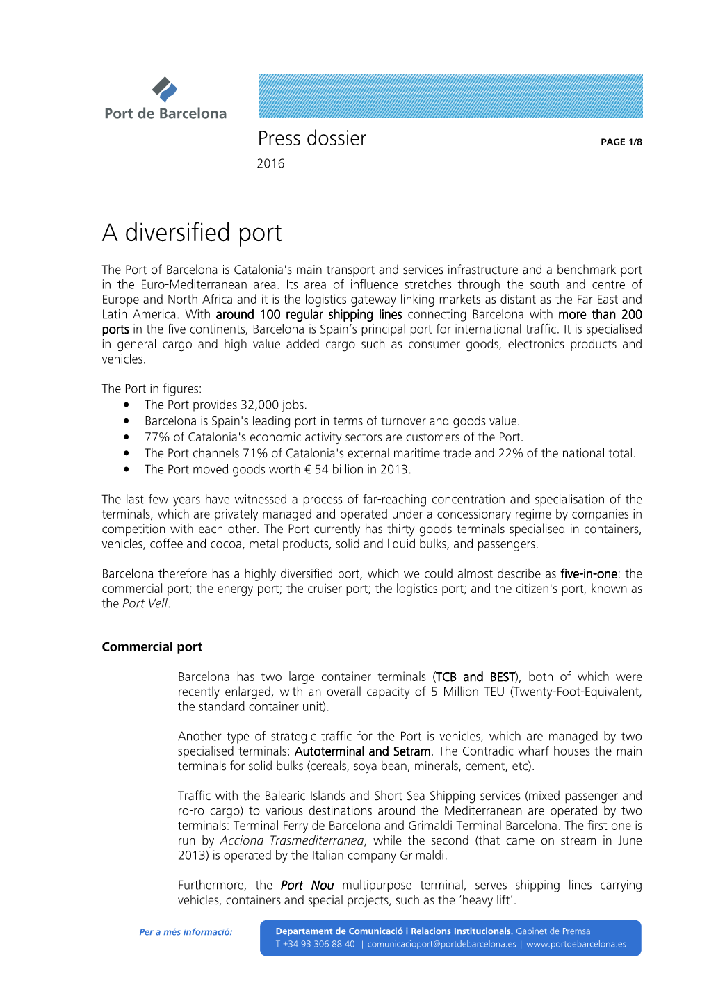 A Diversified Port