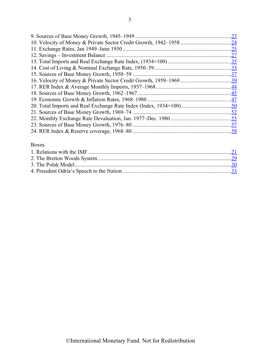 Peru: Monetary and Exchange Rate Policies, 1930-1980