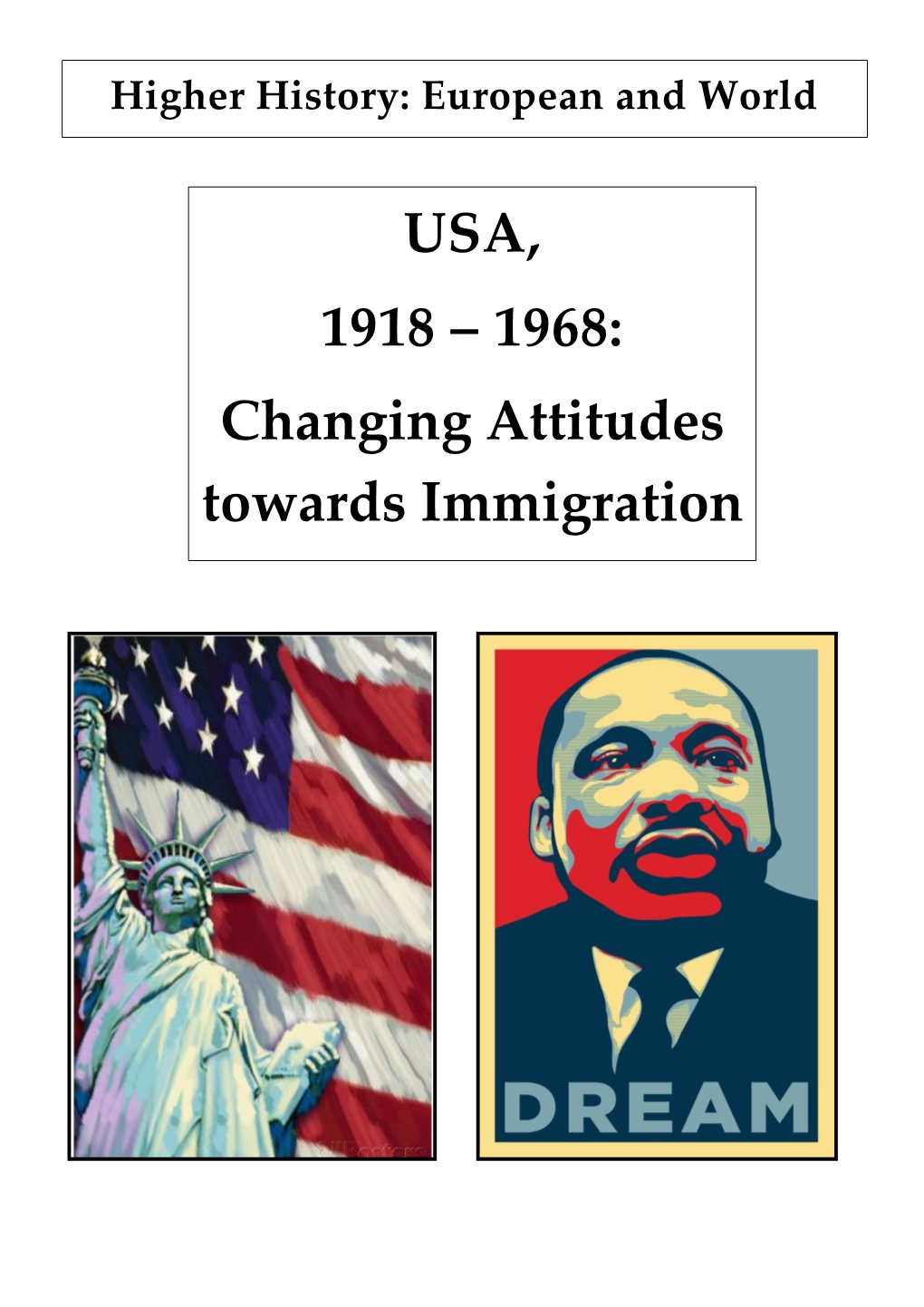 Changing Attitudes Towards Immigration in the 1920S