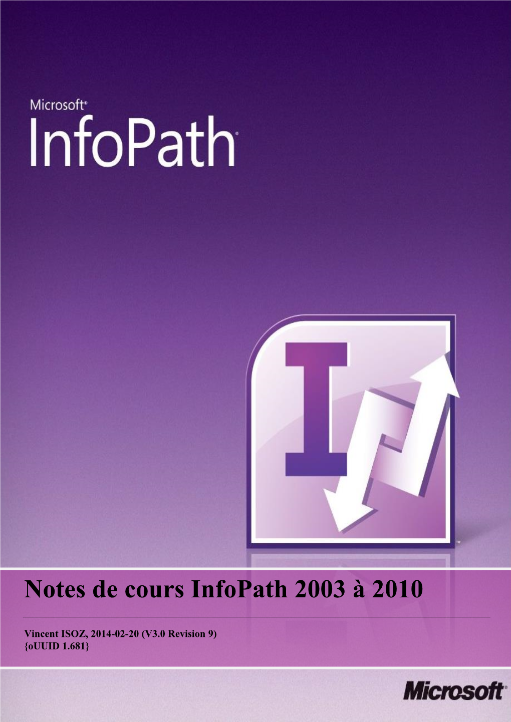 Notes De Cours Infopath 2003 À 2010