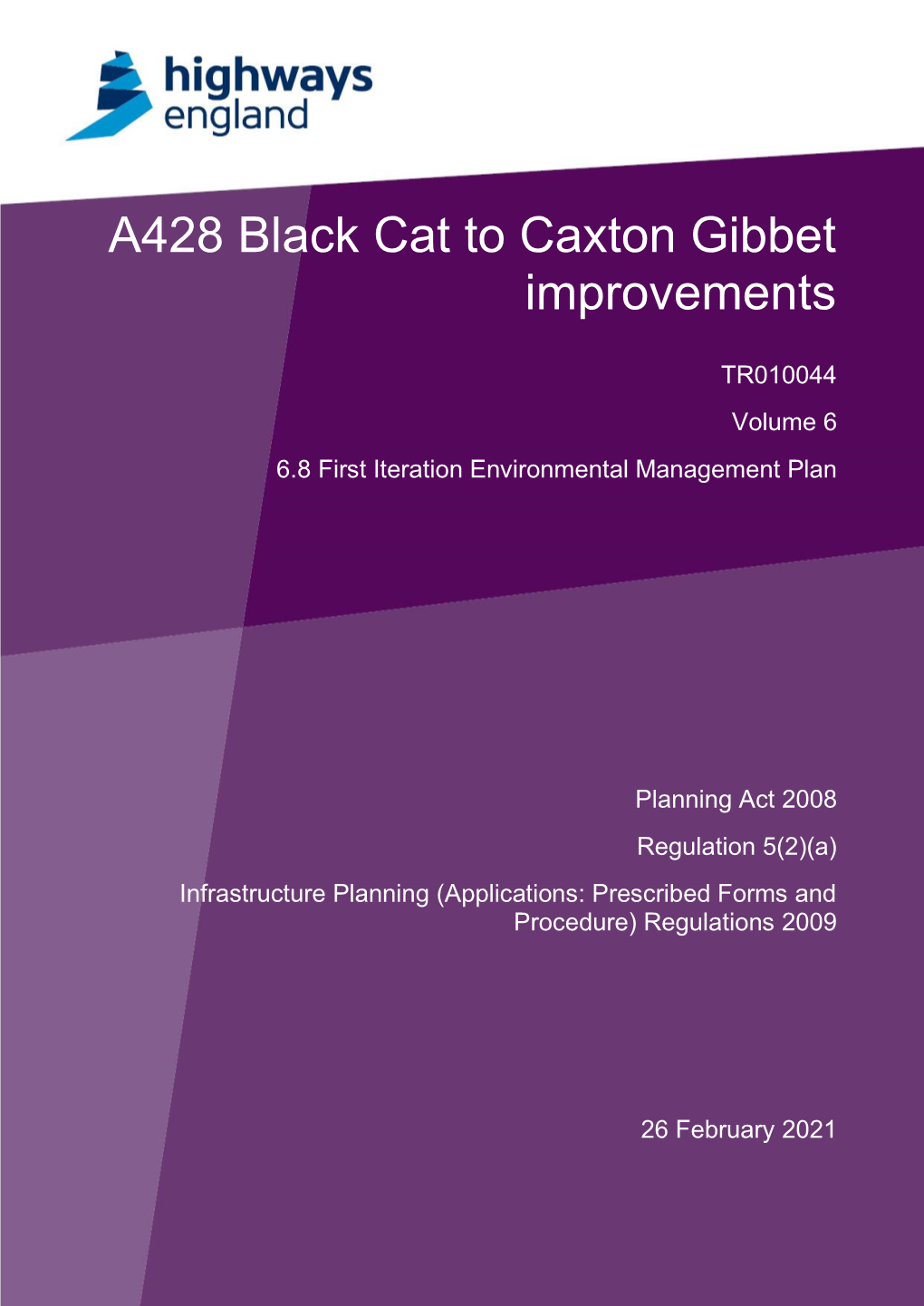 A428 Black Cat to Caxton Gibbet Improvements