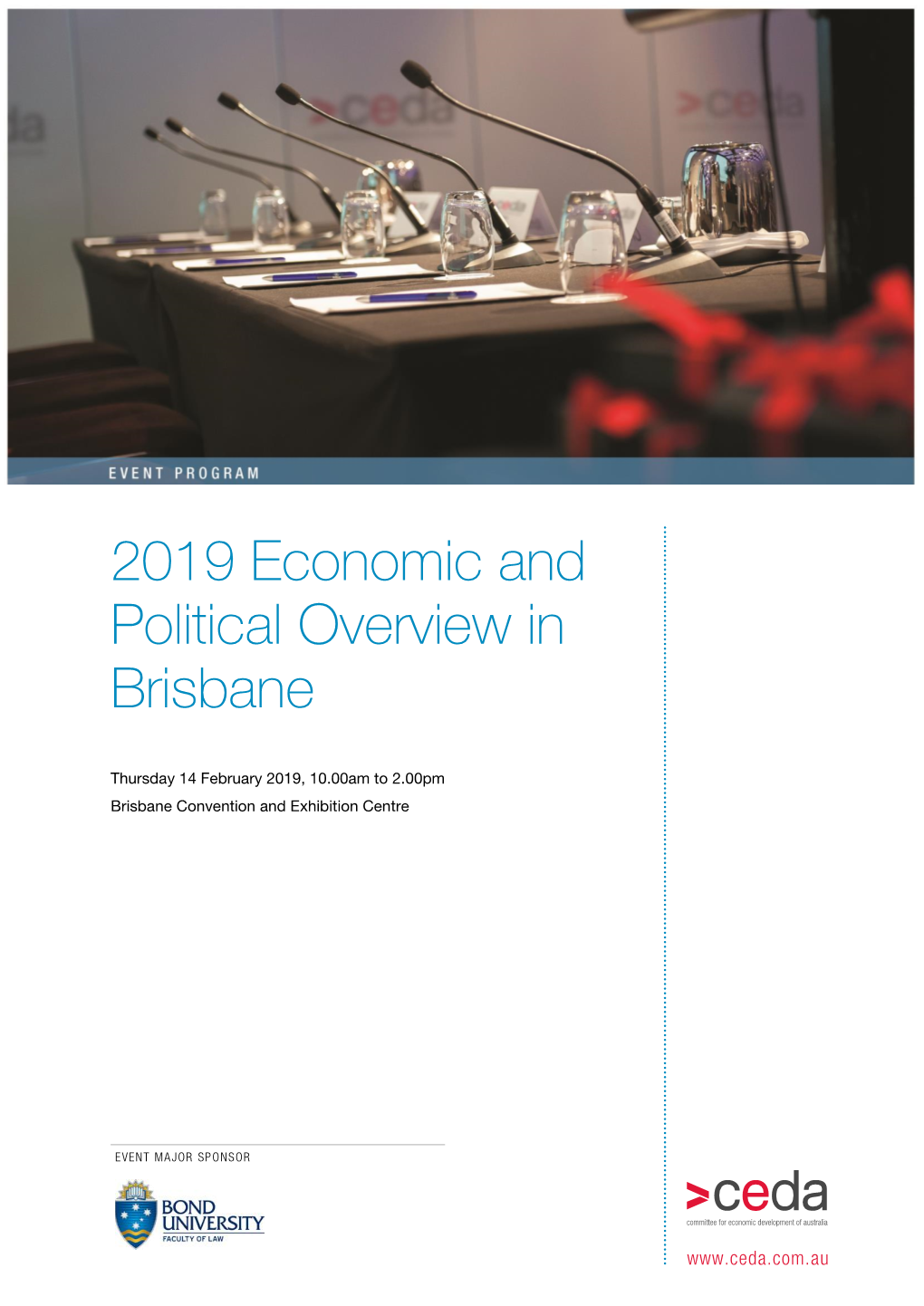 2019 Economic and Political Overview in Brisbane