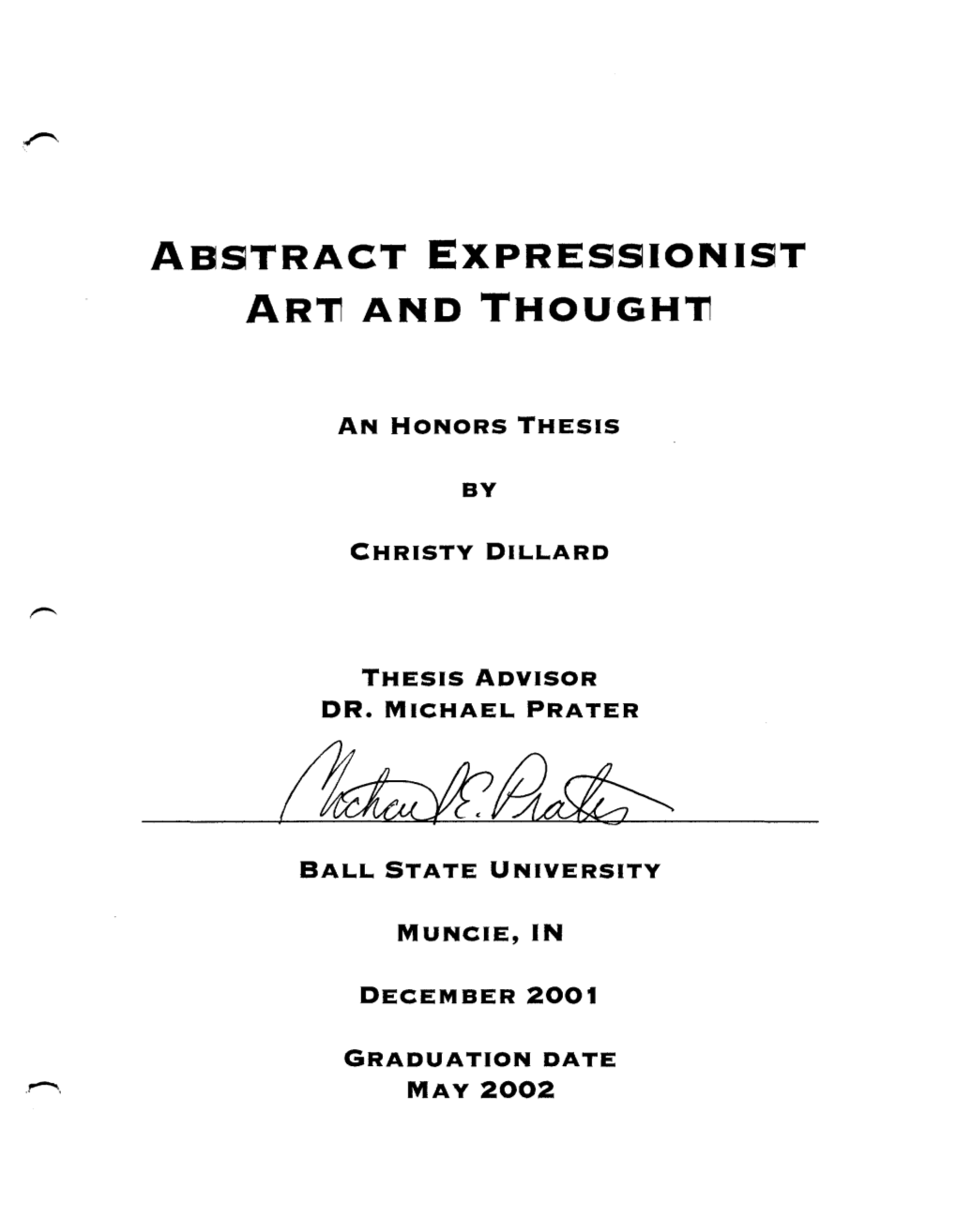 ABSTRACT EXPRESSIONIST AR-R1 and THOUGH-R1