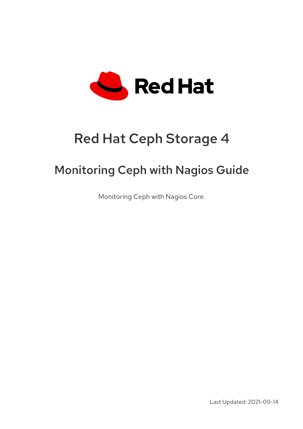 Red Hat Ceph Storage 4 Monitoring Ceph with Nagios Guide