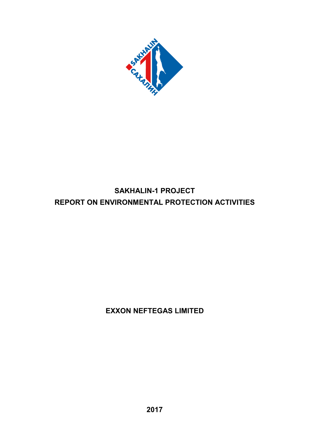 Sakhalin-1 Project Report on Environmental Protection Activities