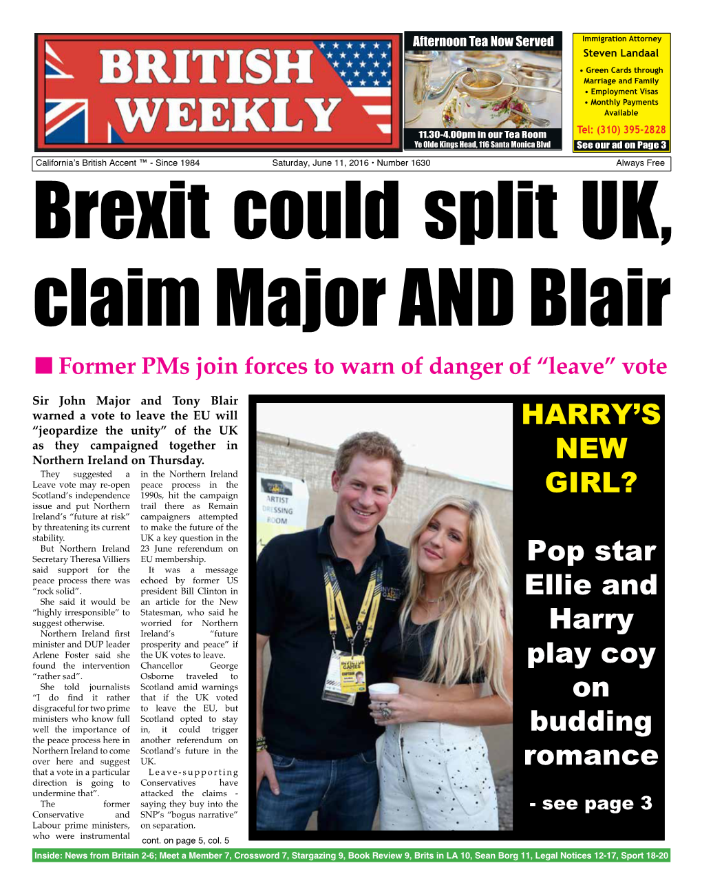 Pop Star Ellie and Harry Play Coy on Budding Romance