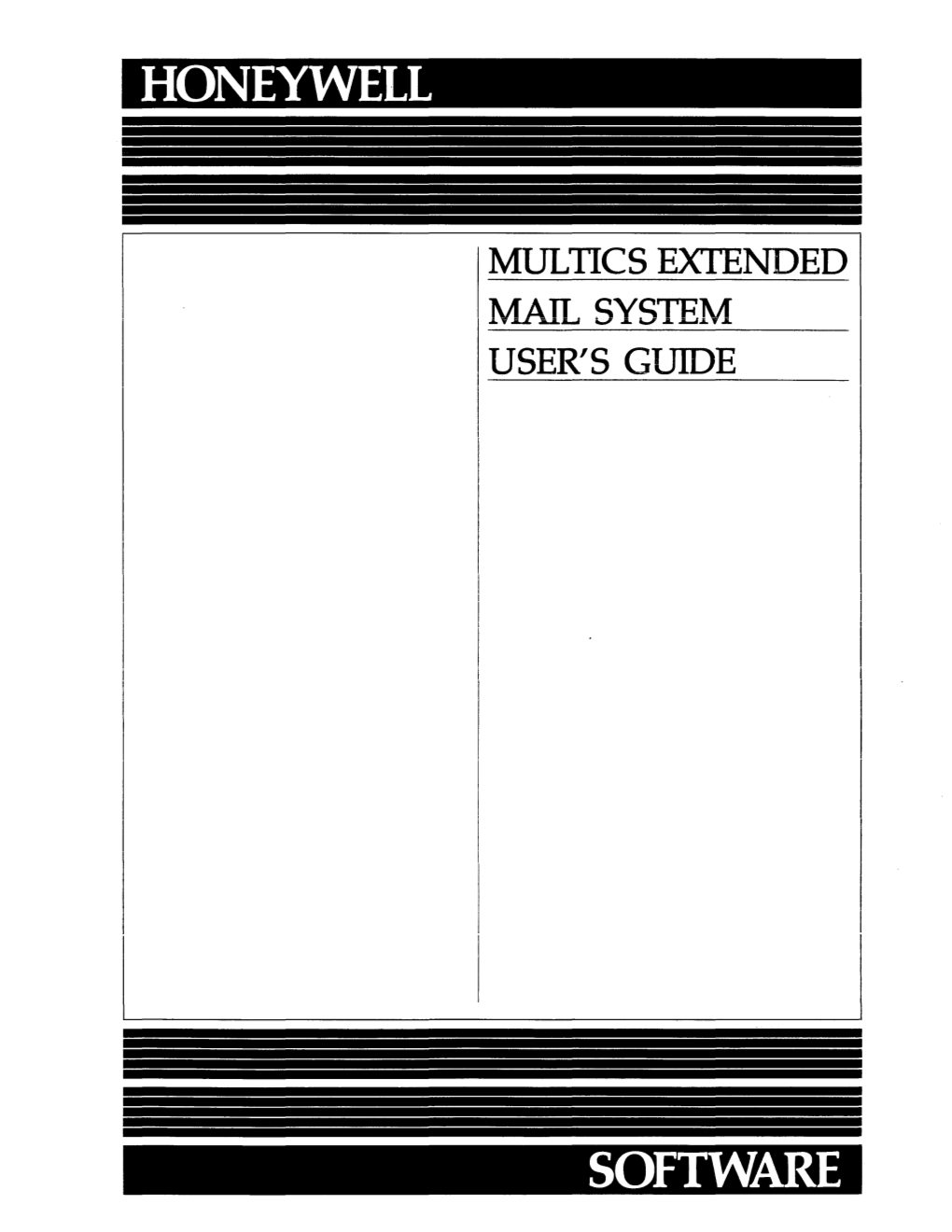 Multics Extended I Mail System . User's Guide