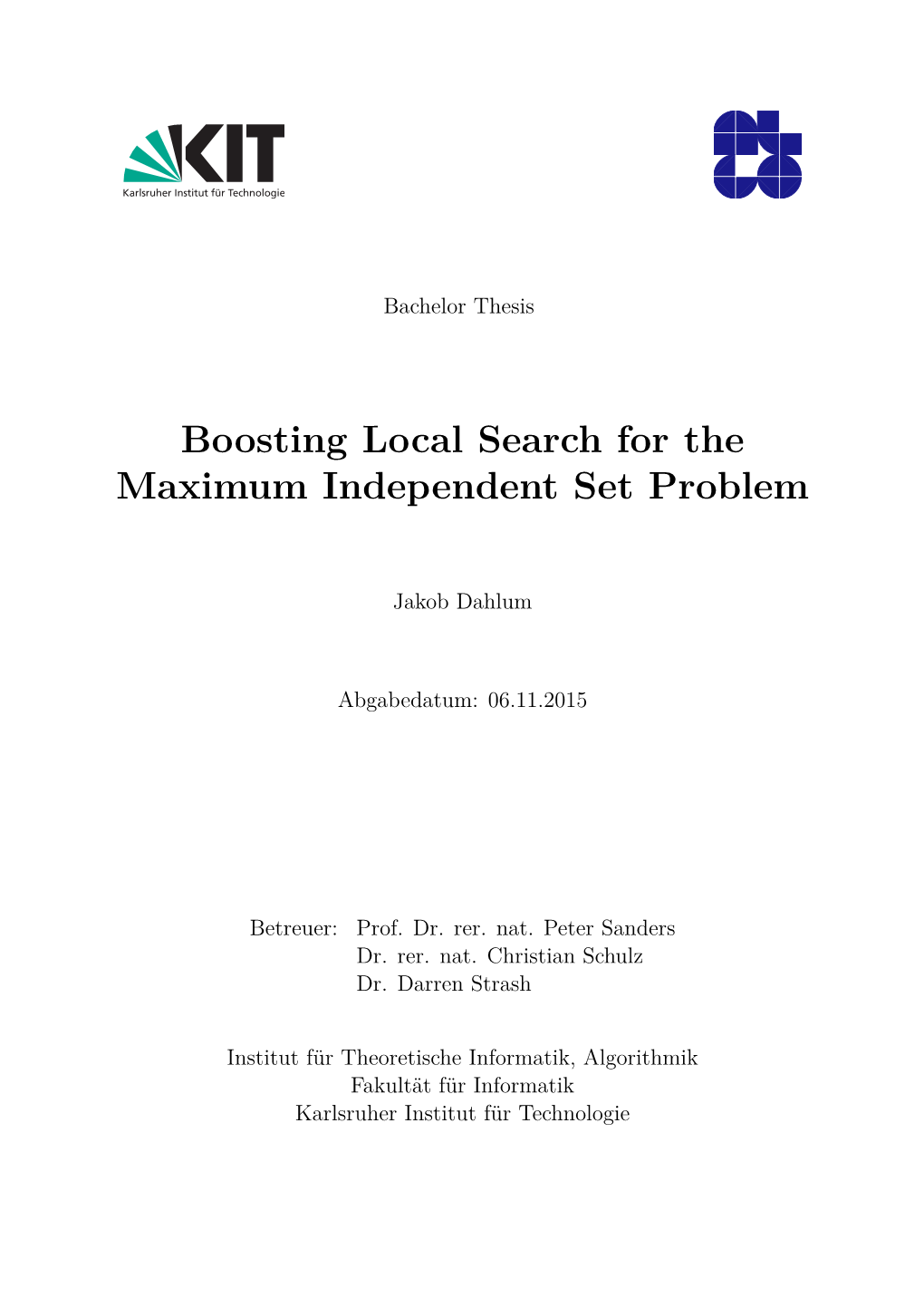 Boosting Local Search for the Maximum Independent Set Problem