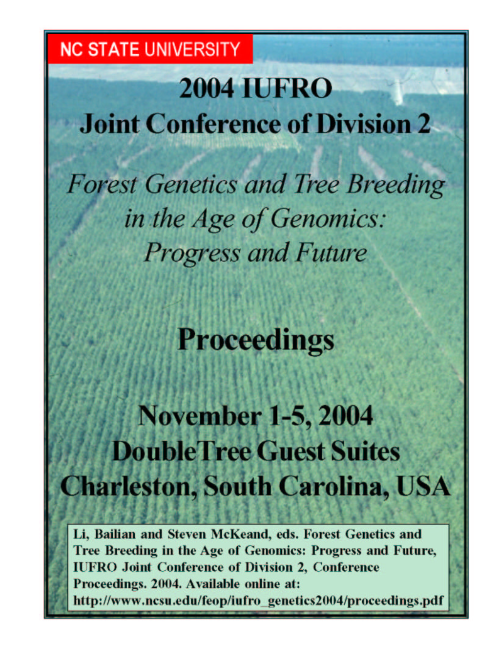 2004 IUFRO Forest Genetics Meeting Proceedings 1