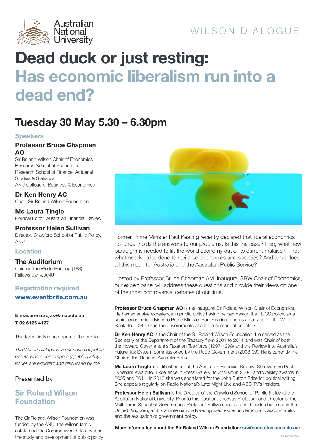 Dead Duck Or Just Resting: Has Economic Liberalism Run Into a Dead End?