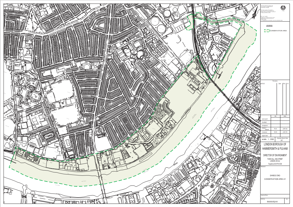 Map of the Sands End Conservation Area (PDF)