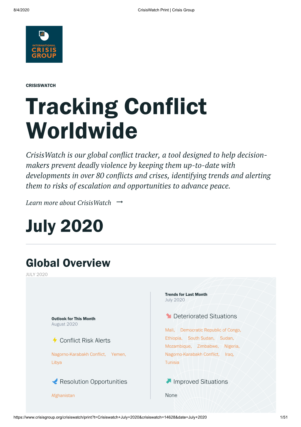 Tracking Conflict Worldwide