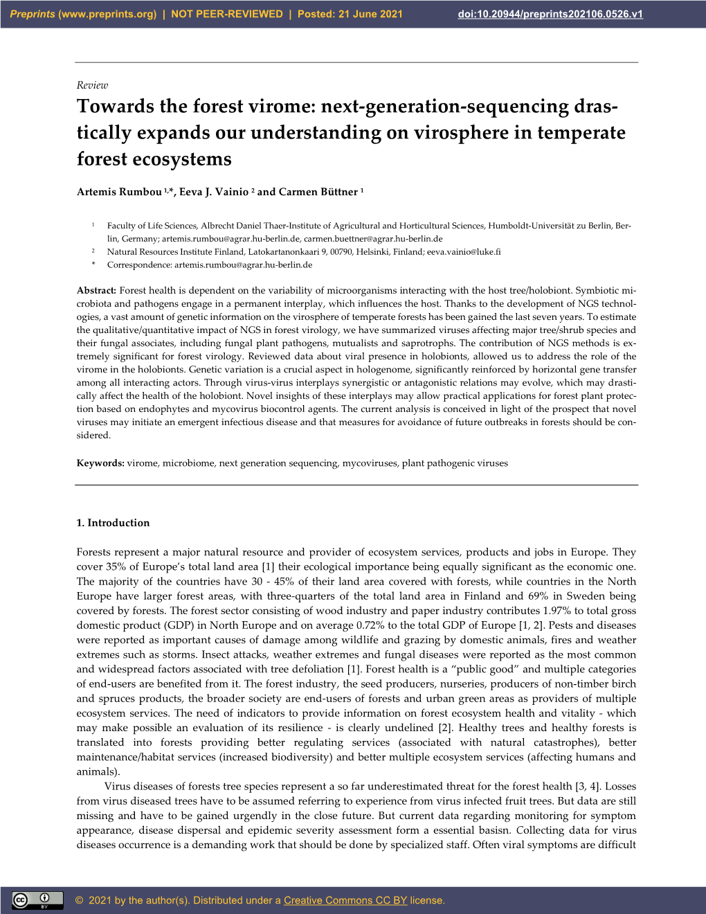 Tically Expands Our Understanding on Virosphere in Temperate Forest Ecosystems