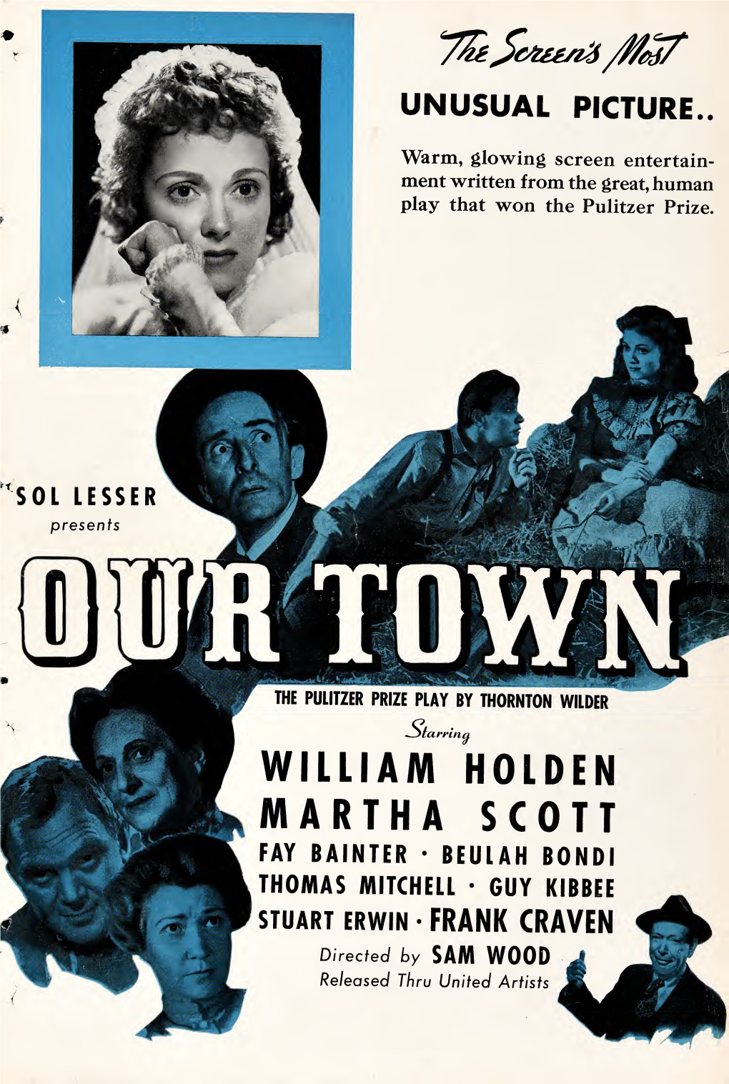 Our Town (United Artists Pressbook, 1940)