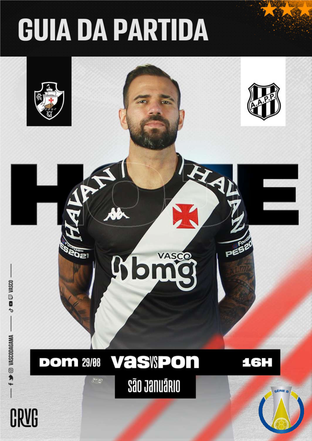 Guia Da Partida Vasco X Ponte Preta