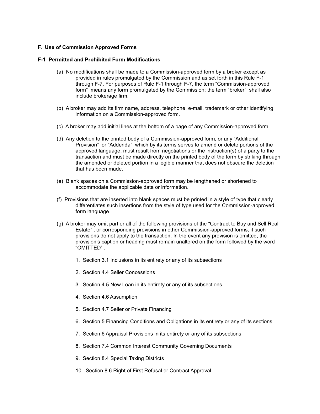 Code of Colorado Regulations