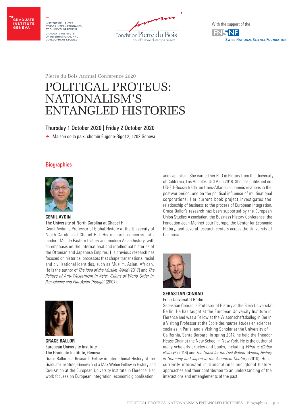 Nationalism's Entangled Histories