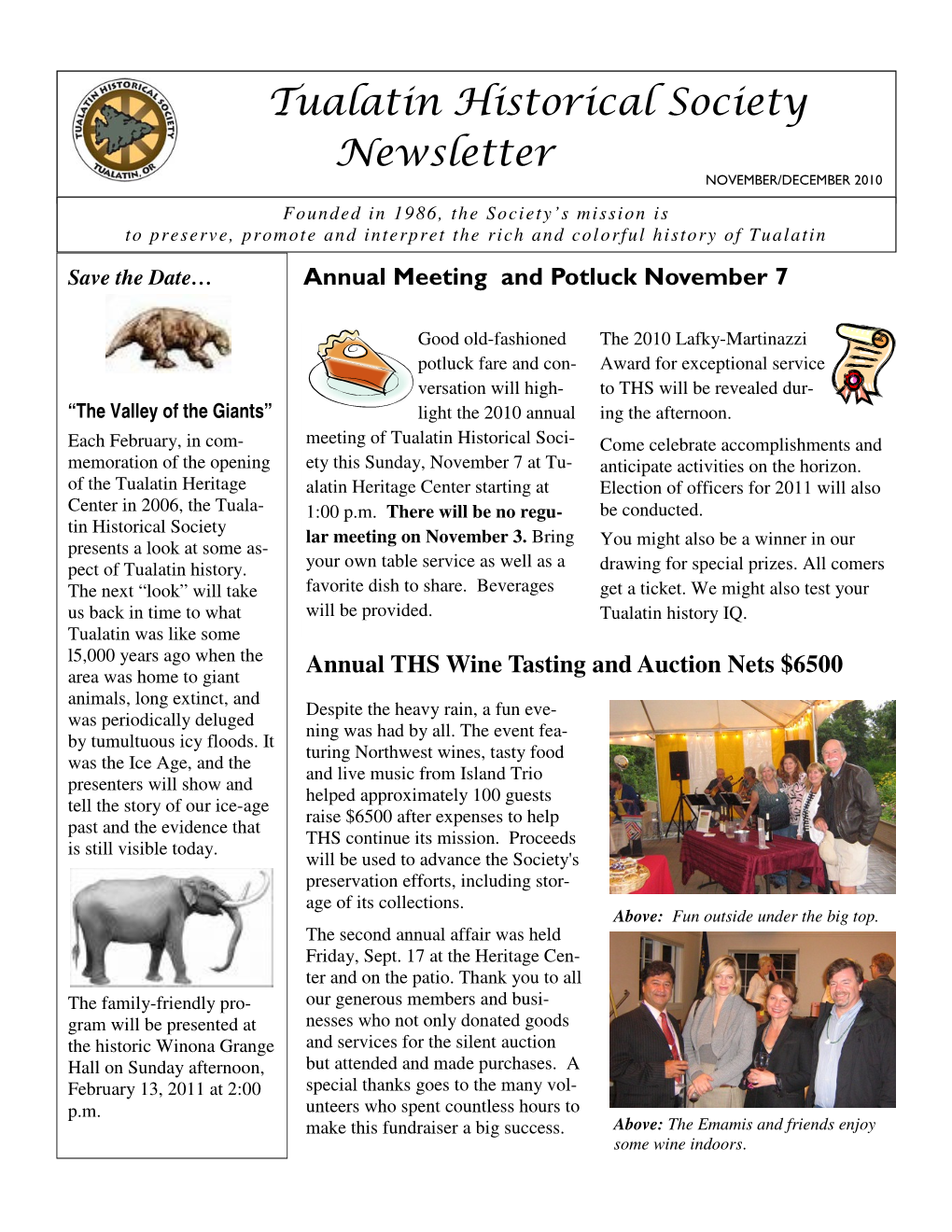 THS Newsletter Nov Dec 2010.Pub