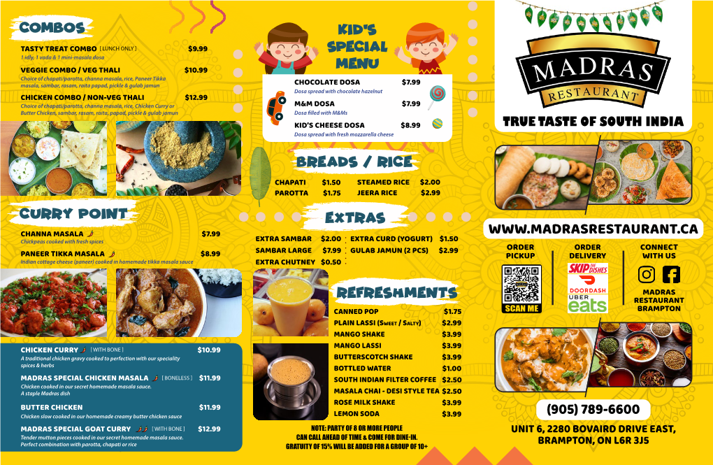 Menu Design Takeaway