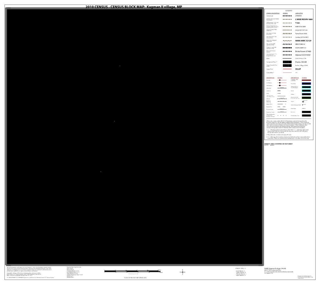 CENSUS BLOCK MAP: Kagman II Village, MP 145.781020E LEGEND Chacha Rd Kamas St SYMBOL DESCRIPTION SYMBOL LABEL STYLE