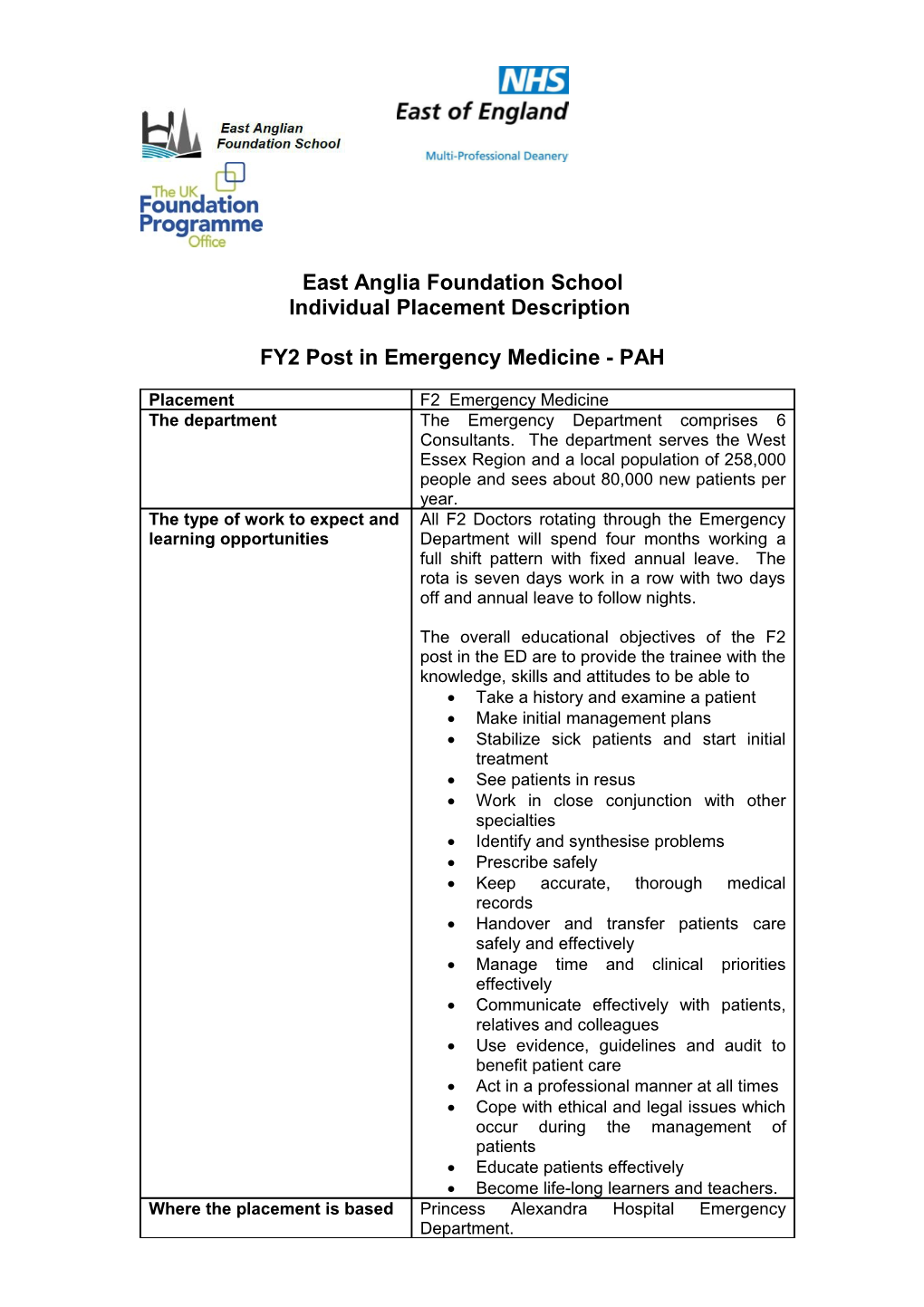 The Foundation Programme Reference Guide (2010) s1