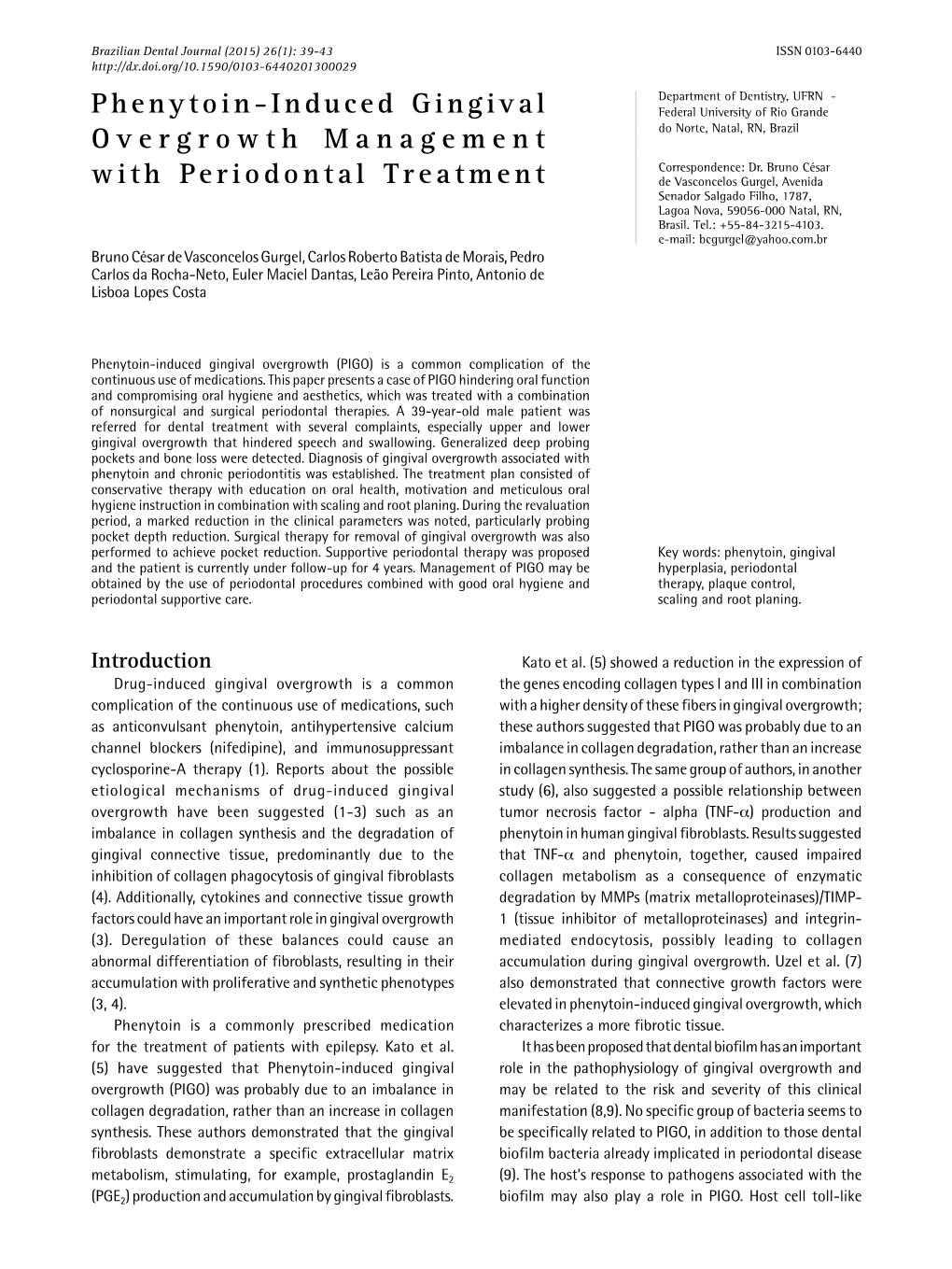 Phenytoin-Induced Gingival Overgrowth Management