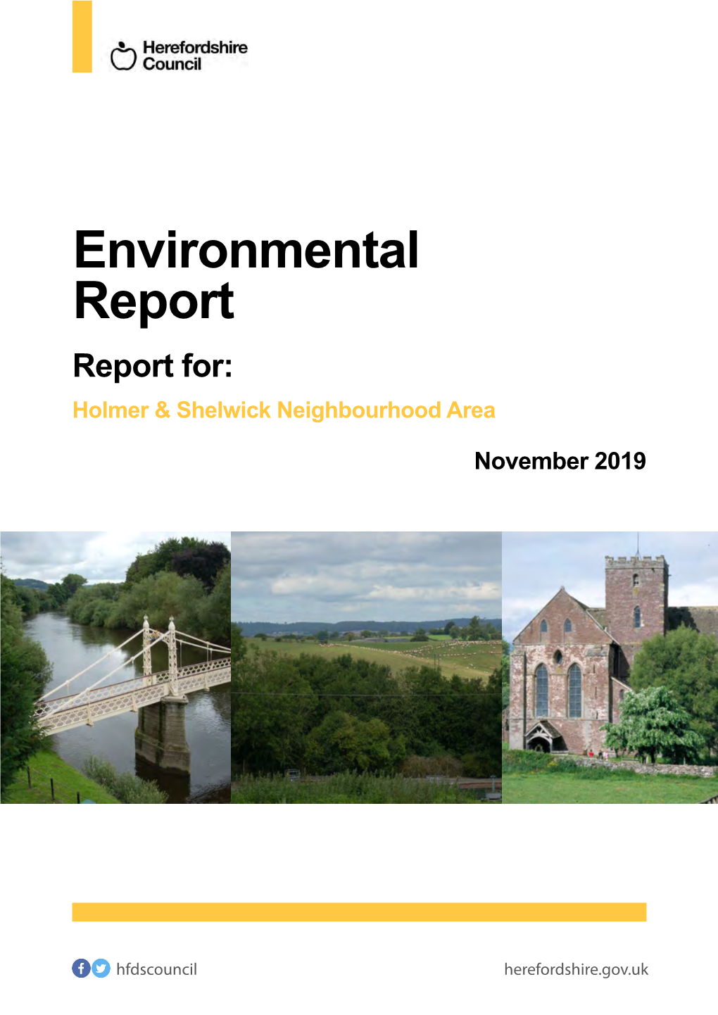 Holmer and Shelwick Environmental Report