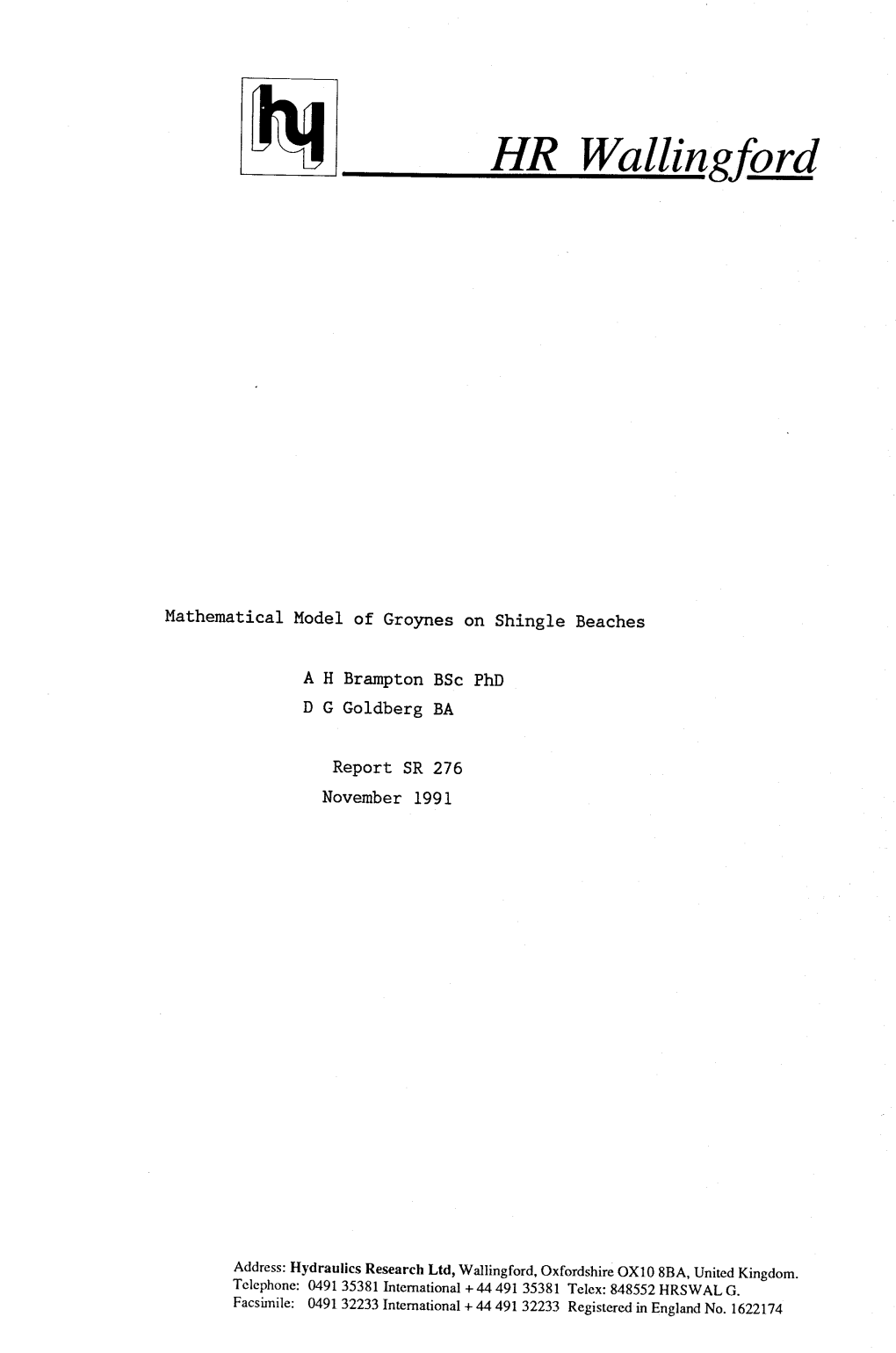 Mathematical Model of Groynes on Shingle Beaches