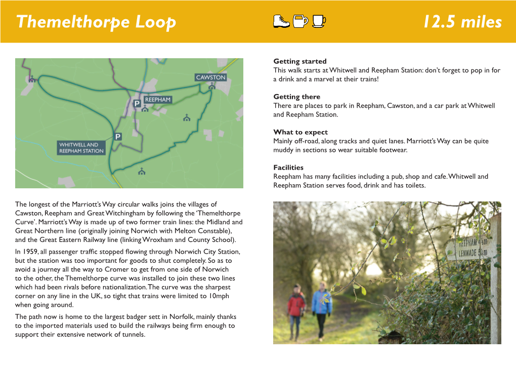 Themelthorpe Loop 12.5 Miles